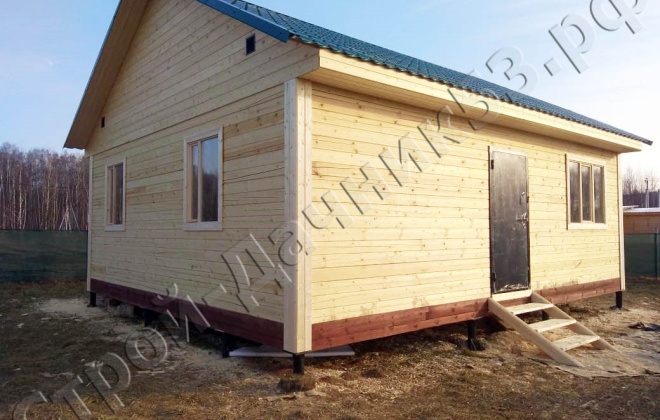 2 Брусовой дом ОД-14, 7×8, 56 м², Московская область, Озёрский район, ДНП Озёрный (7)